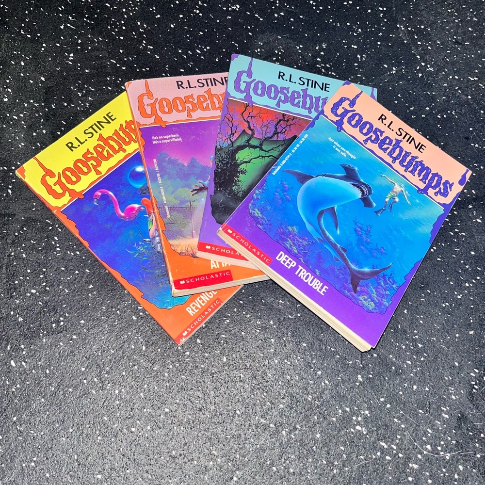 Scholastic Goosebumps Collection with Vibrant Covers